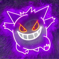 Gengar - Gengar neon sign,Gengar led lights Anime neon light  Custom neon sign Japanese led neon Gen