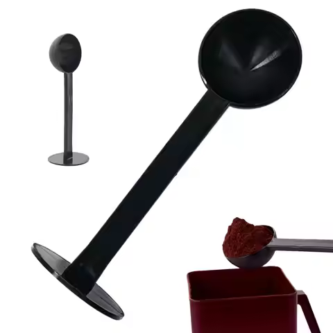 Espresso Coffee Scoop and Tamper Espresso Machine Coffee Measuring Tamper Scoop Coffee Powder Tables