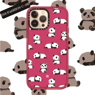 CASECASE X PANDAS RosePink Color Transparent iPhone Case For iPhone 14 13 12 11 Pro Max IX XS MAX XR