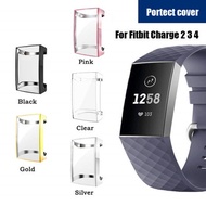 Fitbit Charge 2 3 4 Alta inspire HR full protect Plating Soft Silicone Case