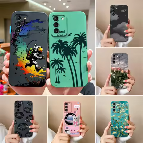 For Samsung S21 FE Plus Ultra Phone Case Astronaut Back Cover Camera Protectors For Samsung S 21 S21