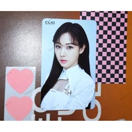 Wts want to clereance sell photocard pc official giselle aespa Clio