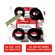 SIL SOK DEPAN HONDA BEBEK SUPRA.GRAND BEAT VARIO SCOOPY ORI AHM 51490-GN5-305 HGP HONDA GENUINE PART