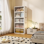L37cm (1-6 Layers) Foldable Storage Cabinet With Wheels 2 Doors Stackable Storage Box Clothes Storag