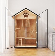 全城熱賣 - 實木貓別墅貓籠貓屋規格【D 款（90*60*150cm）】