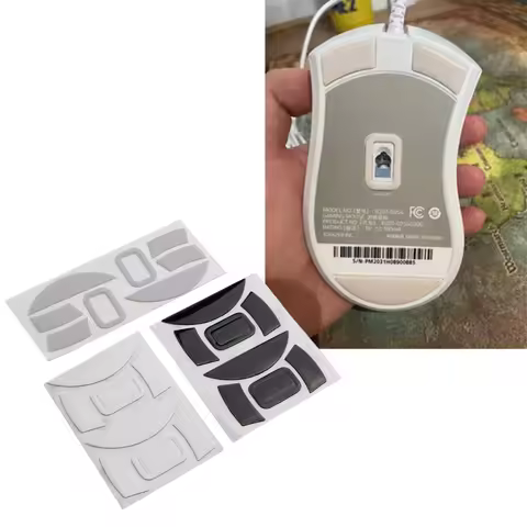 2 Set Mouse Skates Glide Feet Pads Mouse Feet Sticker for razer- DeathAdder Essential 2000 Mouse Rou