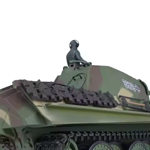 US Stock 2.4G RC Tank Model 3879 Heng Long 1/16 7.0 Plastic German Panther G RTR Realistic Design Du