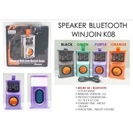 Winjoin K07/K08 Pro/A39 - Karaoke LED Bluetooth FM Radio USb Kts Portable Wireless Speaker with Mic 