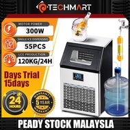 🔥5 Years Warranty🔥Commercial Ice Maker 60kg & 120kg Mesin ais pembuat ais ice production ice cube ma