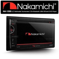 NAKAMICHI NA1200 6.2" HD Screen 2 Double DIN Car DVD Bluetooth Player Stereo