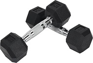FitElite HEX Dumbbells (Hex Dumbbells), 6.6 lbs (3 kg), 11.0 lbs (5 kg), 16.5 lbs (7.5 kg), 27.0 lbs