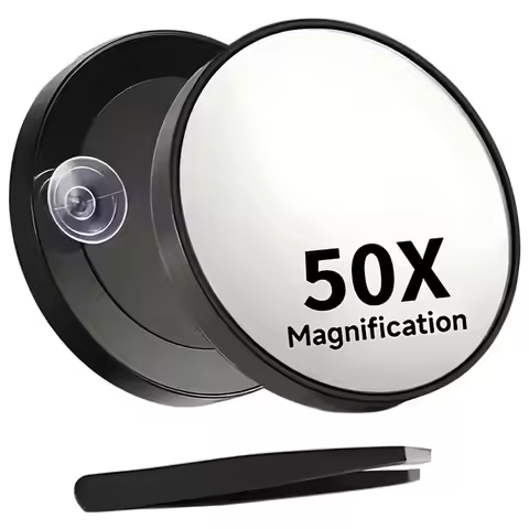【FLASH-SALE!】Skincare For Detailed Makeup Mirrors 50X Magnifying With Suction Cup Travel Mirror Twee