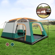 OutdoorDepot 8-12 Person Large Camping Tent Waterproof Outdoor Camping Tent With 2 Bedroom Compartme
