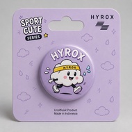 Hymerch Pin Button Pin 32MM Hyrox Doff Laminated Hyrox Cloud Pin