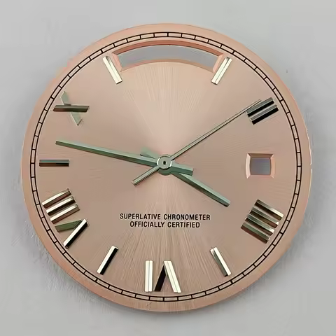 31mm Miyota 8285 dial Miyota 8285 hands with green luminous suitable for Miyota movement 8285 Roman 