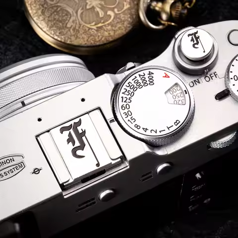 Camera Hot Shoe Cover Soft Release Button Shutter Button For Olympus PENF OM3 OM1 EP7 Fuji X100VI XE