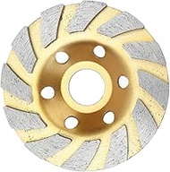 Diamond Grinding Wheel, 4in 12 Segments Durable Grinder Disc Dry Wet Cutting with Gas Holes for Conc