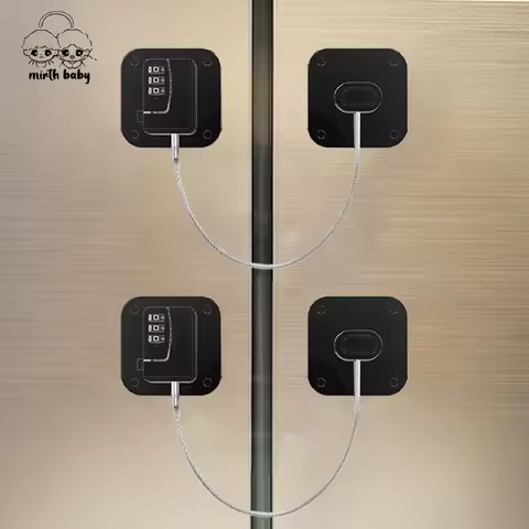 Fridge Lock,Refrigerator Locks,Freezer Lock with Key for Child Safety,Locks to Lock Fridge and Cabin