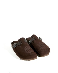 LONDON BROWN - DENVER รองเท้าหนัง ทรง MULES