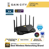Asus Tuf Gaming Ax6000 Dual Band Wifi 6 Gaming Router (1148 + 4804mbps) Aimesh Tuf-ax6000 Asus Gamin