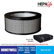 HONEYWELL 21500 11500 17200 18000 18250 26500 28720 Compatible Hepa Filter come with carbon prefilter