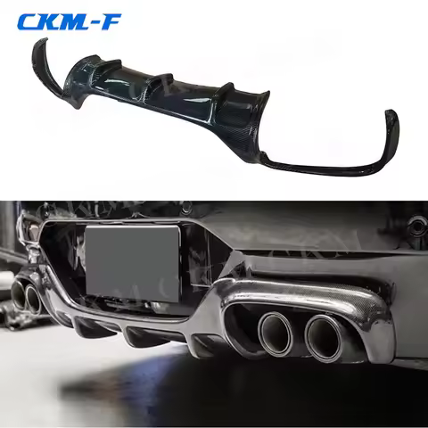 Carbon Fiber Rear Bumper Lip Bodykits Diffuser Car Accessories for BMW 6 Series E63 E64 M6 2006 2007
