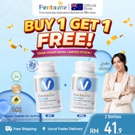 【Amelia's Choice】[BUY 1 GET 1 FREE] Pentavite Men's Multi 2x30 Tablets | 20 Nutrients Halal for Ener
