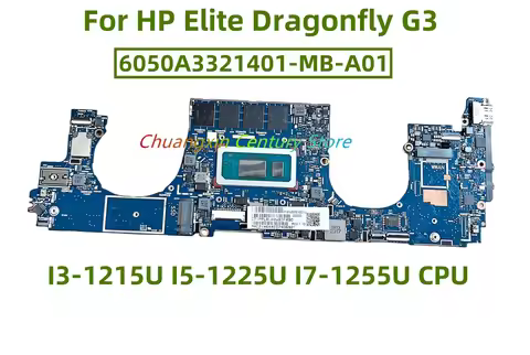 6050A3321401-MB-A01 motherboard suitable for HP Elite Dragonfly G3 laptop with I3-1215U I5-1225U I7-