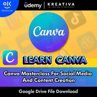 Video Course - Canva Masterclass For Social Media And Content Creation | Learn Canva Course