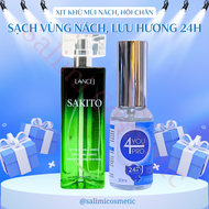 COMBO Xịt Khử Mùi Hôi Nách SAKITO 50ml & 4YOU PRO 30ml Khử Mùi Toàn Thân Ngăn Tiết Mồ Hôi