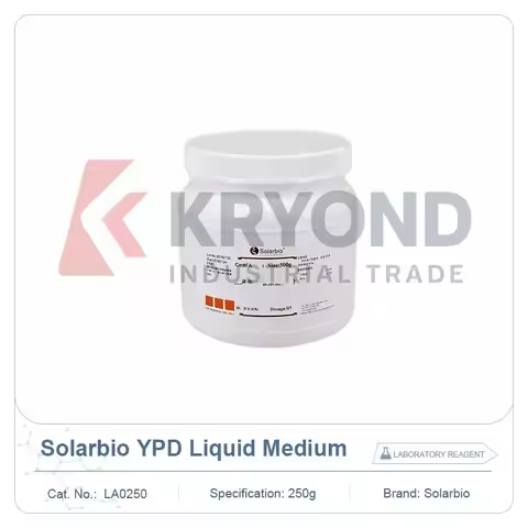 Solarbio YPD Liquid Medium BR LA0250 Microbial Culture Reagent for Yeast Lab Research Testing Sample