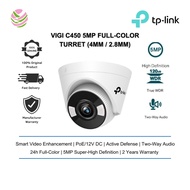 TP-Link CCTV Vigi C450 5MP Full-Color Turret Network Camera with Flexible Management and Storage - (