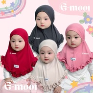 HIJAB for babies aged 0-8 years, premium jersey material, GOTIK tudung budak perempuan tudung budak