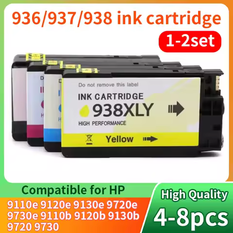 938XL 937XL Compatible ink cartridge for HP 9120 9110b 9130 9720 9730 4S6X3A 4S6X0A High-Yield Print