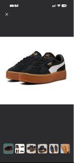 Puma Palermo 厚底休閒鞋 黑色