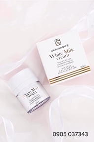 (Tặng 10gói cf) WHITE MILK CREAM - Kem Sữa Trắng Da Mặt Laura Sunshine Nhật Kim Anh