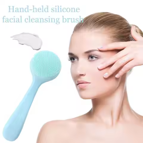 Facial Cleansing Brush Skin Care Massage For Deep Cleaning Pore Blackhead Removing Scrub Gentle Exfo