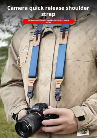 Camera Strap Suitable for Canon Nikon Sony Fuji Leica Quick Release Shoulder Strap XS20 XM5 ZFC R6R8