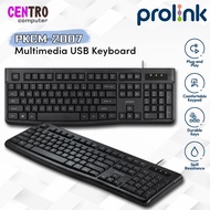 Prolink PKCM 2007 Keyboard Usb Multimedia Prolink PKCM-2007 Keyboard Wired Multimedia