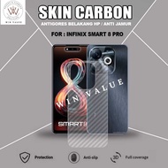 Infinix Smart 8 Infinix Smart 8 Pro Skin Carbon Garskin Anti-Scratch Back Infinix Smart 8 Infinix Smart 8 Pro