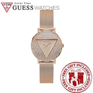 GUESS Watches GW0477L3 Women's Rose Gold Case Rose Gold Stainless Steel Strap Watch