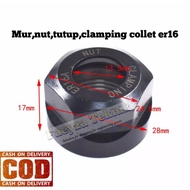 0156 collet nut collet ER16 cap collet clamping collet not arbor