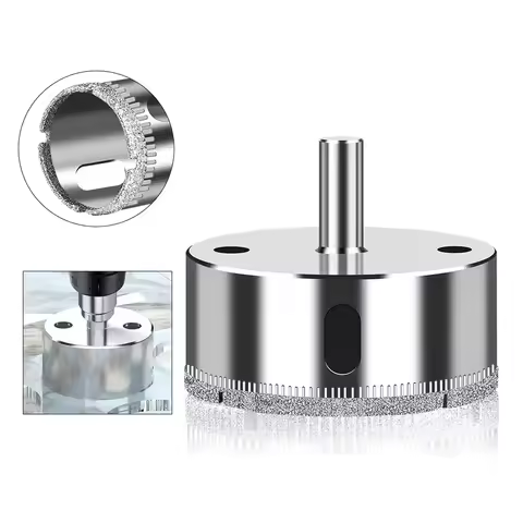 1pc 60-200mm Diamond Coated Drill Bit Hole Saw for Glass Marble Granite Stone Tile Ceramic Hole Saw