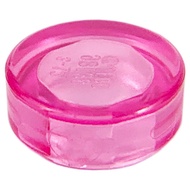 Lego 98138 part Tile Round 1 x 1 trans dark pink