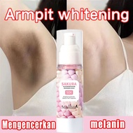 Mullittea 100% Original SAKURA Gluta Whitening Underarm Cream emutih Kulit Ketiak Leher Selangkangan