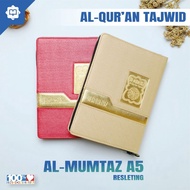 Qudsi - Al Quran tajwid Color Al Mumtaz A5 Zipper pocket - Quran Zipper tajwid Color Non Translation - Al Quran tajwid Easy - Al Quran tajwid Color Zipper A5