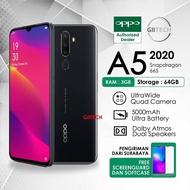 OPPO A5 2020 RAM 3/64 4/128 GARANSI RESMI Promo HP Murah Terbaru