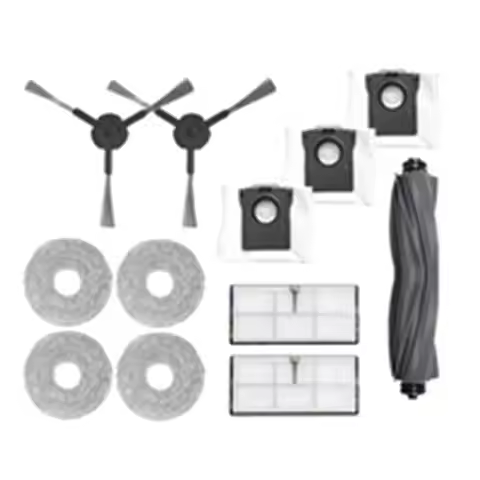 M02K-Spare Parts Kit For Dreame L10s Ultra Gen 2 Robot Vacuum Cleaner Rubber Main Brush, Hair Cut Si