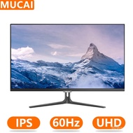 A MUCAI 27 Inch 4K Monitor UHD LED PC Display 60Hz Desktop Gaming Computer Screen IPS Panel HDMI-compatible/DP/Audio 384