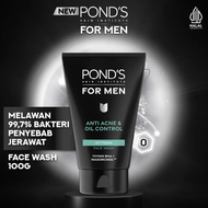 Ponds Skin Institute For Men Anti Acne & Oil Control Icy Foam 100gr - Facial Wash Pria Melawan Jeraw